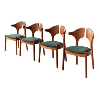 Dining Chairs by Schou Andersen, Set of 4 For Sale