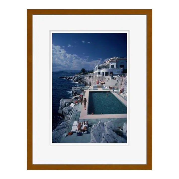 Hotel Du Cap Eden-Roc 1976 by Slim Aarons Framed C-Print | Chairish