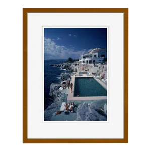 Hotel Du Cap Eden-Roc 1976 by Slim Aarons Framed C-Print