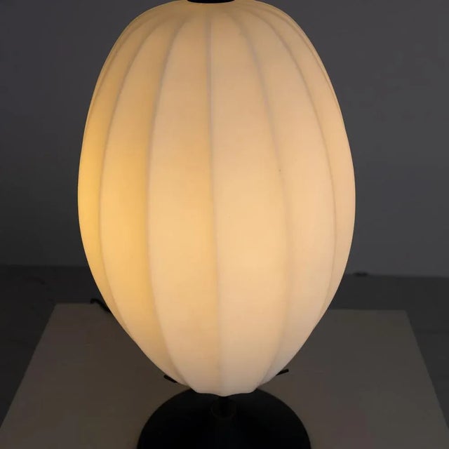 Metal Glass and Metal Table Lamp, 1960 For Sale - Image 7 of 11