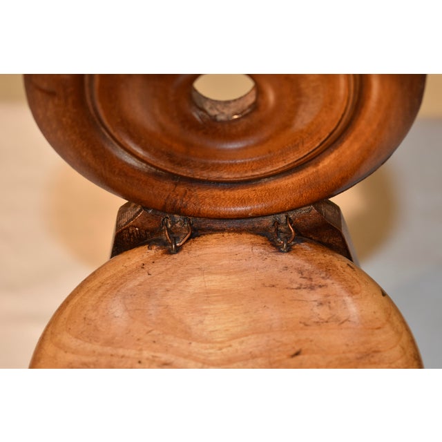 19th Century English Turned Wooden Salt Box For Sale In Greensboro - Image 6 of 10