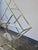 Brass Vintage Milo Baughman Style Diamond Brass and Glass Etagere, Attributed For Sale - Image 8 of 18