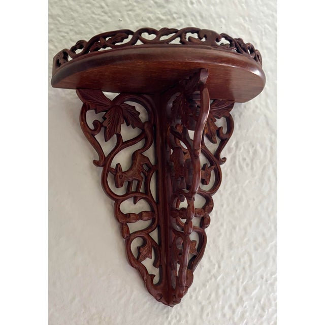 English Mid 20th Century Black Forest Fox Shelf For Sale - Image 3 of 6