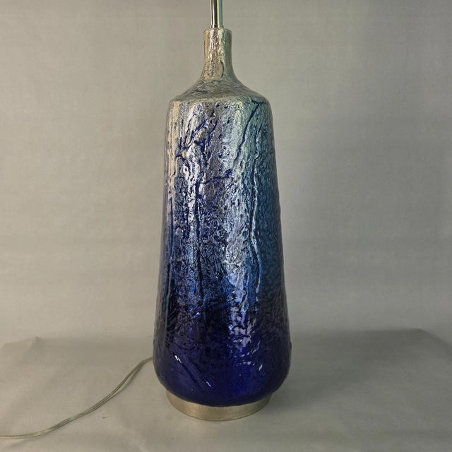 Paint John Richard Ombré Enameled Large Table Lamp For Sale - Image 7 of 9
