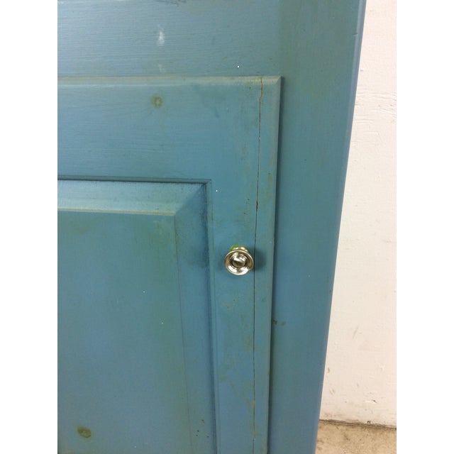 Antique American Corner Cabinet With Shelving and Cabinet Storage For Sale - Image 11 of 12