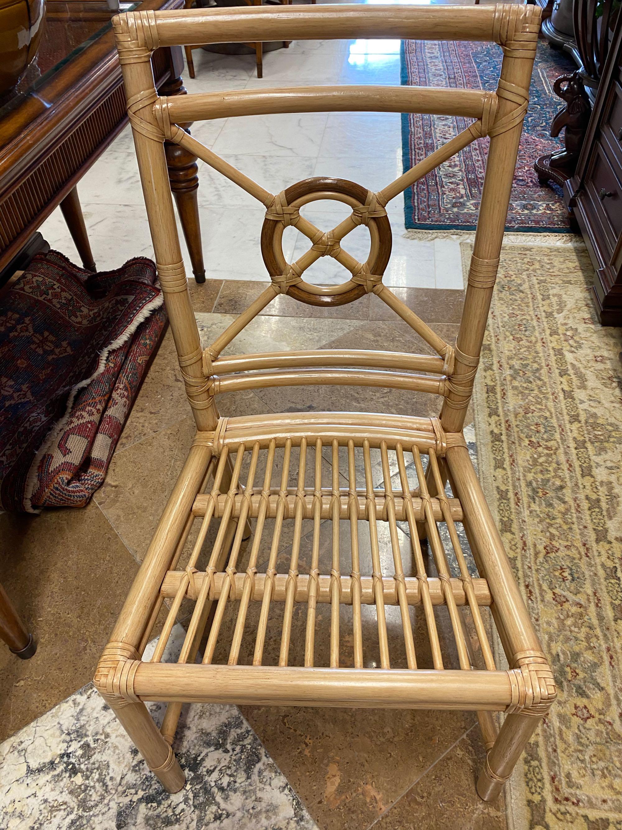rattan bench target