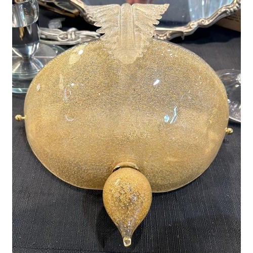 Golden Murano Glass Wall Sconces by La Murrina, 1990, Set of 2 For Sale - Image 9 of 11