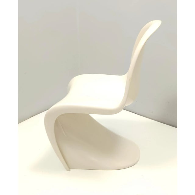 Set of Vintage Ivory Plastic Side Chairs, 1990s For Sale - Image 10 of 13