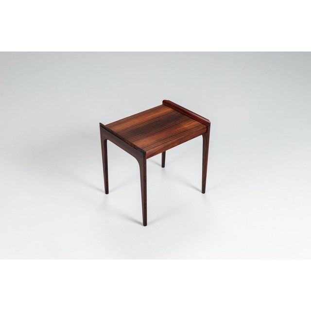 Nesting Tables in Rosewood by Erling Torvits for Heltborg Mobler, Denmark, 1960s, Set of 3 For Sale - Image 11 of 18