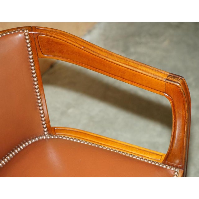 French Art Deco Art Nouveau Walnut Armchairs by Leon Jallot, Set of 2 For Sale - Image 18 of 18