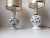 Vintage Perforated Danish Pottery Table Lamps by Michael Andersen, Set of 2 For Sale - Image 4 of 5