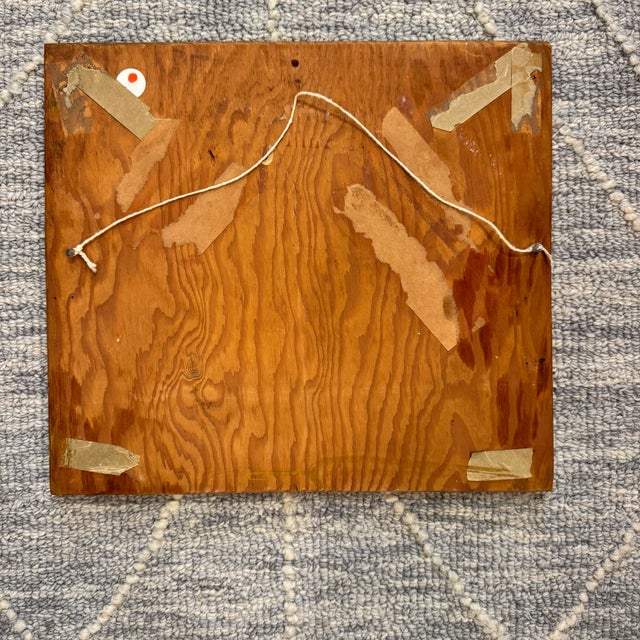 Rustic Vintage Hand Hammered Copper Boxer Plaque For Sale - Image 3 of 3