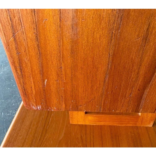 Mid-Century Modern Mid Century Danish Modern Teak Hutch For Sale - Image 3 of 18