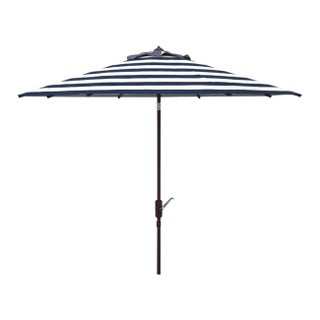 Iris Fashion Line 11 Ft Umbrell - Navy/White For Sale