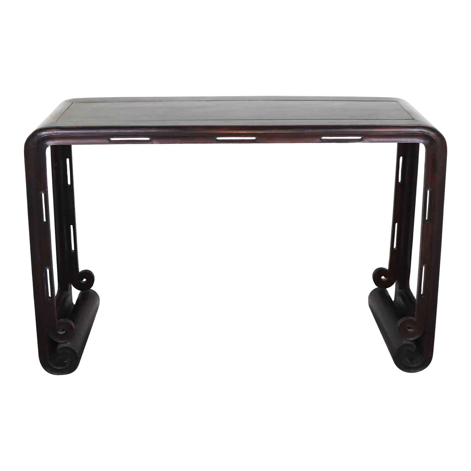 Vintage Chinese Console With Fret Openwork, Chinoiserie, Ming Style ...