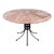 Cleo Baldon Pink Marble Granite Dining Table Iron Base For Sale
