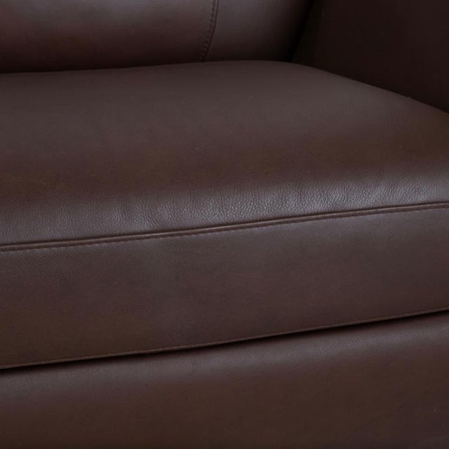 Modern A399 3-Seater Sofa in Dark Brown Leather from Natuzzi Editions For Sale - Image 3 of 15