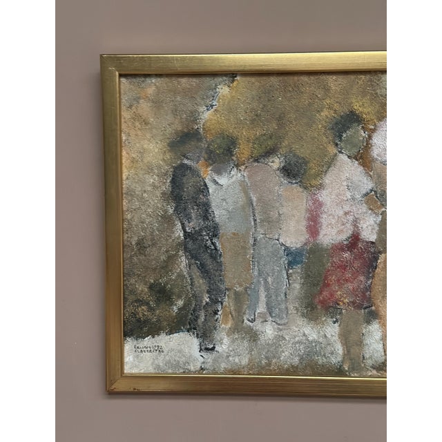 Erling Slagerstad, Gathering, 1992, Oil on Panel, Framed For Sale - Image 11 of 16