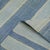 1950s Vintage Dhurrie Rug With Blue and Gray Stripes | Rug & Kilim For Sale - Image 5 of 5