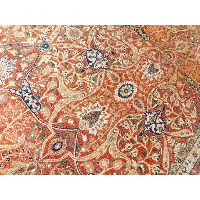 Hand Knotted Indian Rug - 9'10"x 13'10" For Sale - Image 14 of 18