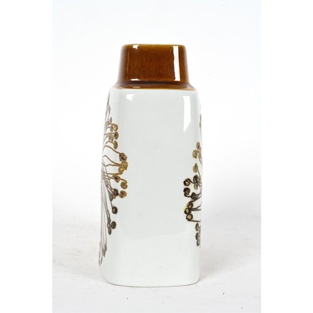 1960's Danish Modern Aluminia Vase by Ellen Malmer for Royal Copenhagen For Sale In Miami - Image 6 of 9