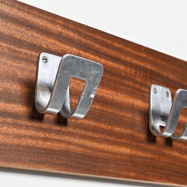 Pierre Guariche: Coat Rack and Lights for La Plagne Ski Resort, 1968 by Pierre Guariche, 1960s, Set of 2 For Sale - Image 11 of 18