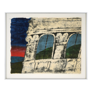 "Casa Marquez" Original Woodblock Print, Signed and Numbered 93/100 by Carol Summers