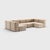 Not Yet Made - Made To Order Curt Modular Set Flexible U-Sofa from Ambivalenz, Set of 15 For Sale - Image 5 of 5