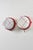 Red Marine Cage Lamps, 1970, Set of 2 For Sale - Image 4 of 5