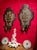 These exceptional Italian polychrome lacquered wall sconces are true masterpieces of 18th-century Rococo Venetian...