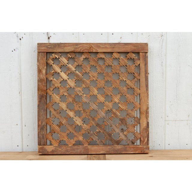 Green Antique Multicolor Painted Chinese Window For Sale - Image 8 of 10