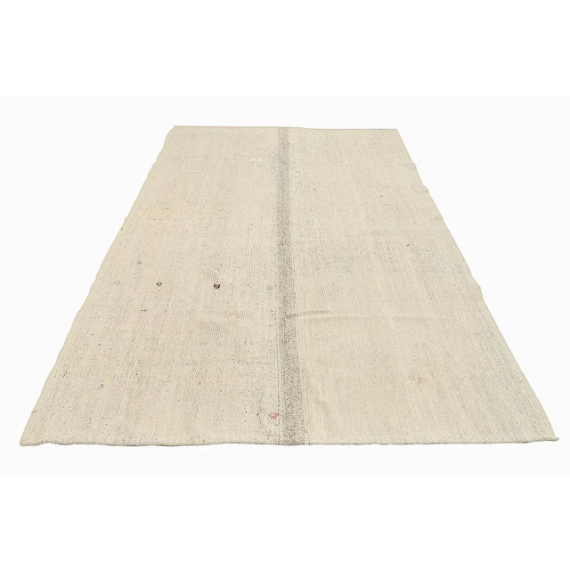 Handwoven vintage modern kilim rug from Adana region of Turkey. Approximatelly 50-60 years old. In very good condition.