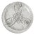 Large Bohemian Hand-Cut Crystal 3-Part Fruit Bowl, 1930s For Sale