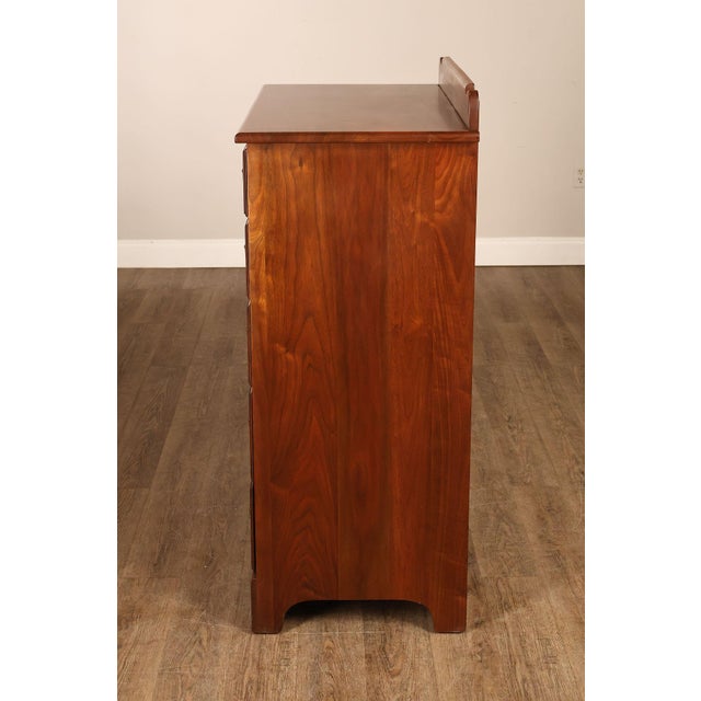 E.A. Clore Custom Walnut High Chest For Sale - Image 16 of 18