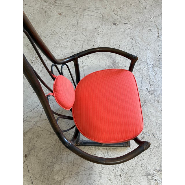 Vintage Bamboo Lounge Chair by Henry Olko for Willow and Reed For Sale In Phoenix - Image 6 of 6
