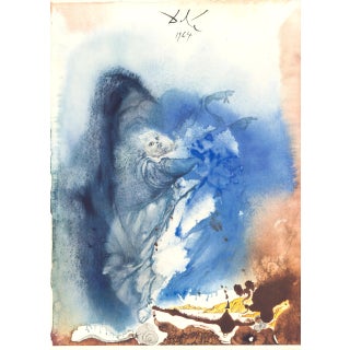 1967 Salvador Dalí Biblia Sacra "Creatio Animalium Terrae Et Maris" (The Creation of Earthly and Sea Animals) For Sale