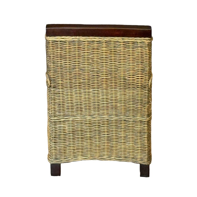 Child's Woven Wicker Lounge Chair From France For Sale In Austin - Image 6 of 11