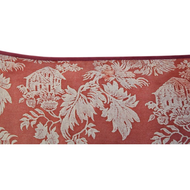 Mariano Fortuny Italian Mariano Fortuny Fragonard Botanica Feather/Down Pillow For Sale - Image 4 of 6