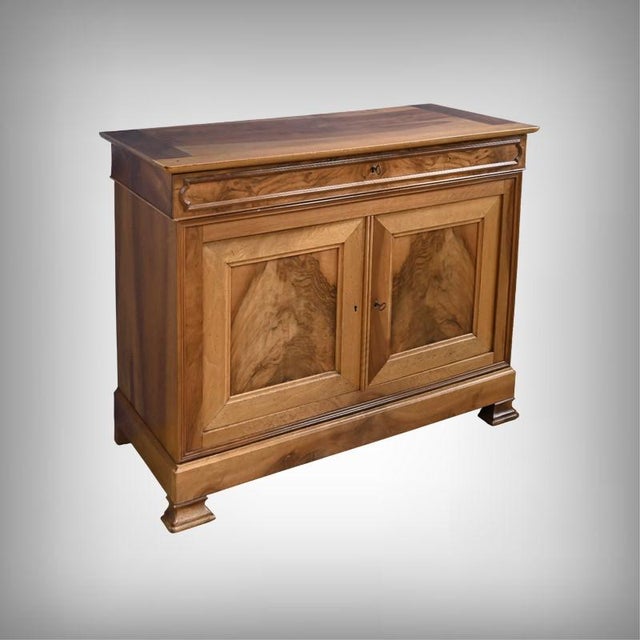 Louis-Philippe Style Walnut Sideboard, 1900s For Sale - Image 18 of 18