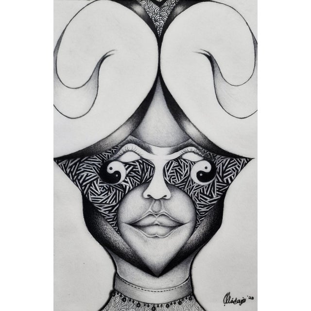 "The Art of Be-Ing", Pencil Drawing on Paper, 2023 For Sale
