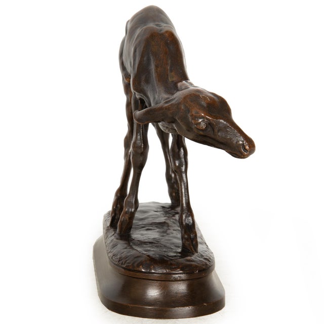 Fine American West Bronze Sculpture “Fawn” by Alexander Phimister Proctor For Sale - Image 6 of 12
