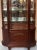 French Antique Louis XVI Style Gilt Bronze & Mahogany Vitrine Display Cabinet For Sale - Image 3 of 5