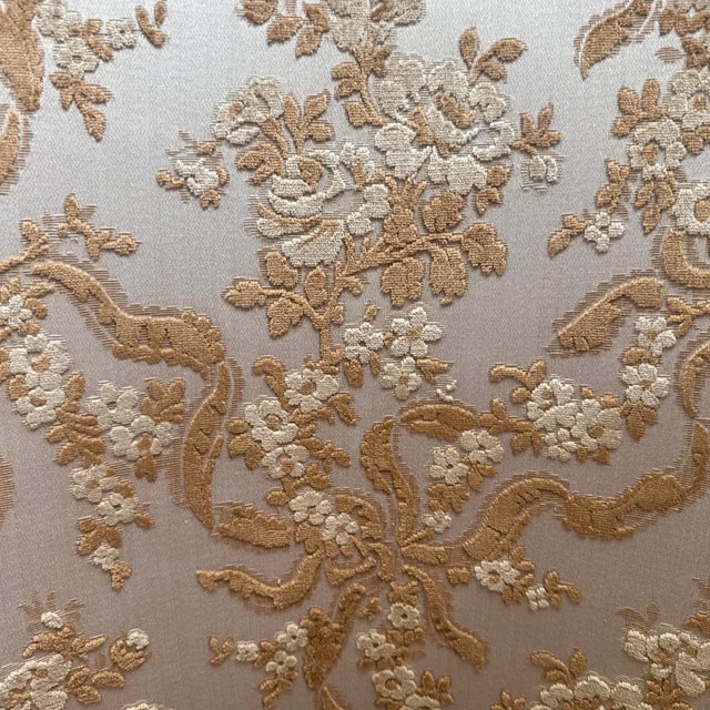 Gold A Pair of French Louis XV 19 Century Os De Mouton Armchairs For Sale - Image 8 of 12