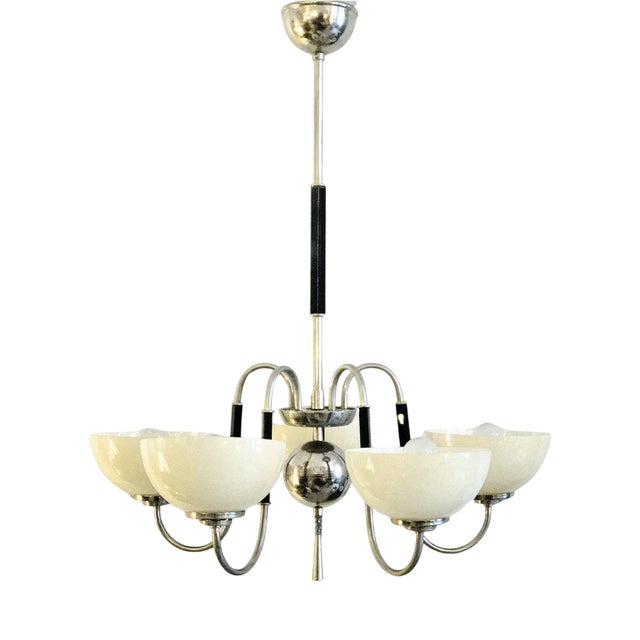 Swedish Grace Art Deco Chandelier, 1930s For Sale