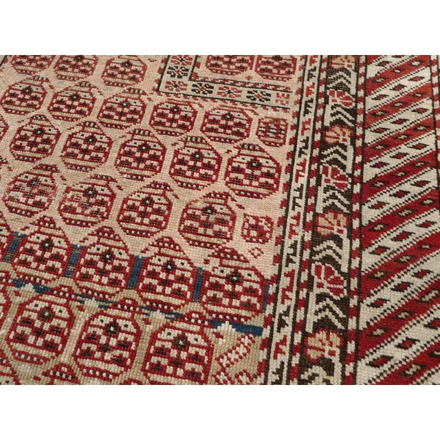 Rustic Galerie Shabab Collection Early 20th Century Caucasian Shirvan Throw Rug For Sale - Image 3 of 6