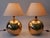 Gold Mid-Century Modern Massive Brass Side Table Lamps by Arte Lumen, 1970s, Set of 2 For Sale - Image 8 of 18
