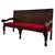 18th Century English Carved Oak Settle with Upholstered Seat For Sale - Image 4 of 16