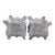 Antique French Rococo Cast Iron Jardinieres Planters, a Pair For Sale