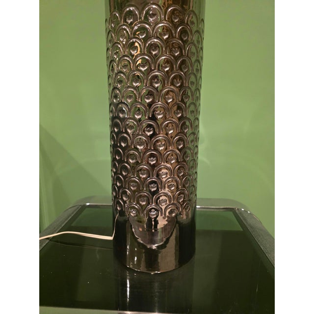 Ceramic Table Lamp by Aldo Londi for Bitossi, 1960s For Sale - Image 3 of 13