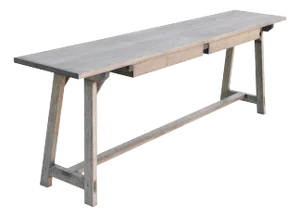 Agnes Console Table made from Oak, Built to Order by Petersen Antiques